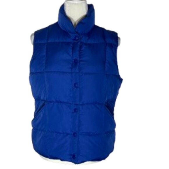 Lands' End Women's Small Blue Vest Jacket - Picture 1 of 9